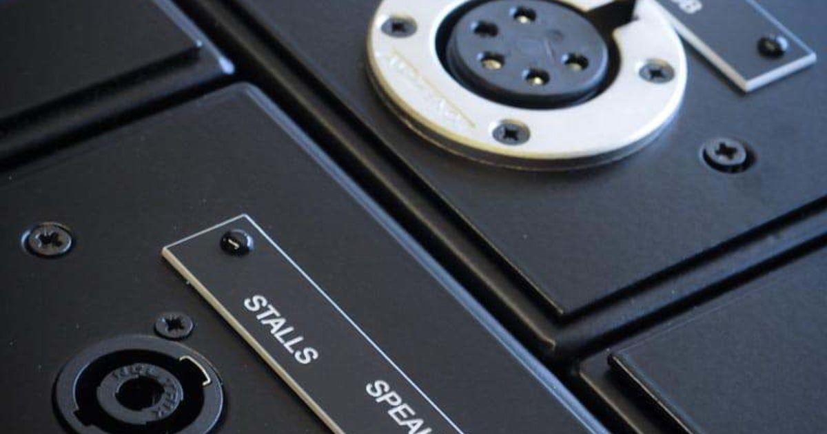 Theatre Royal Bath, UK Stage and auditorium sound. Robolights