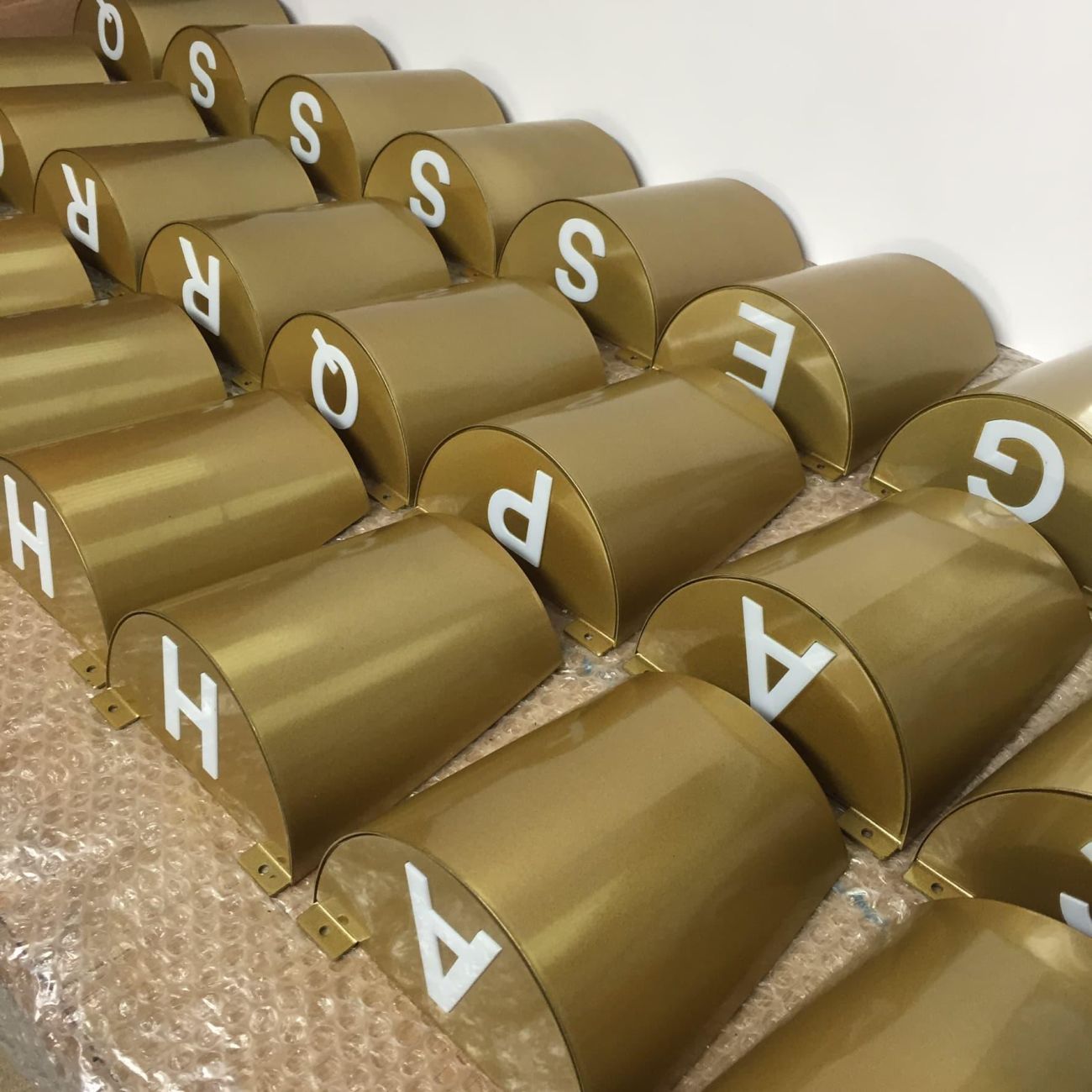 Cambridge Theatre Row Letter By Robolights