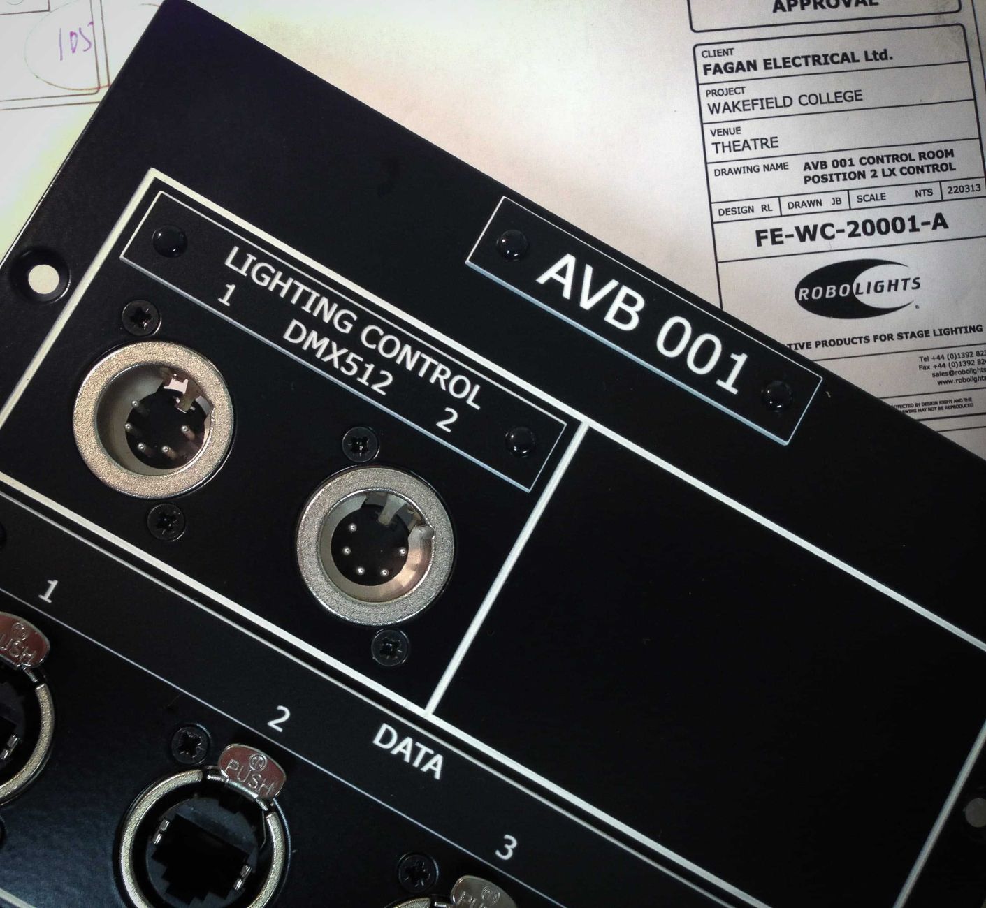 Wakefield College Audio Panel2 Robolights