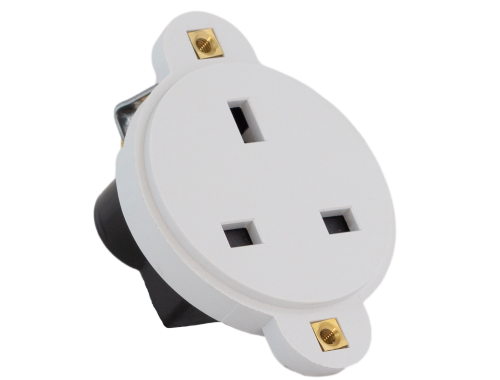 13A Connector White