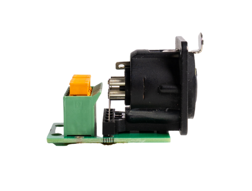 XLR 5-pin female to IDC Female 5 Pin XLRS Side