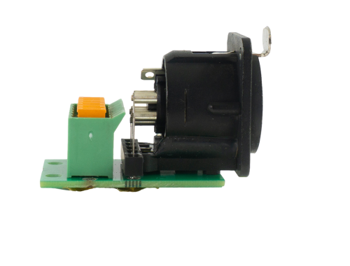 XLR 5-pin female to IDC Male 5 Pin XLRS Side