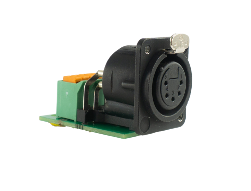 XLR 5-pin female to IDC 5 Pin Female XLR