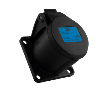 16A PCE Connector Black