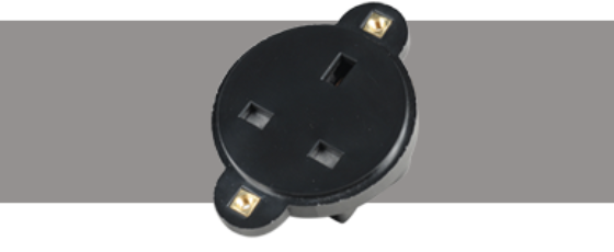 Power Connectors 13A Connector Black