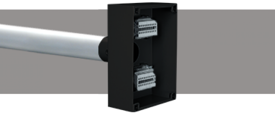Lighting Bar Termination Boxes DIN Rail Mount Terminals Black
