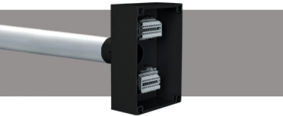 Lighting Bar Termination Boxes DIN Rail Mount Terminals Black