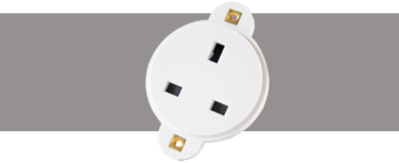 Power Connectors 13A Connector White