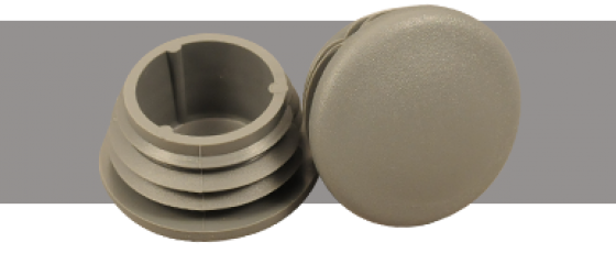 Lighting Bar Accessories End Cap Grey