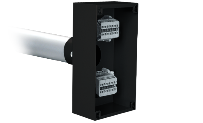 DIN Rail Mount Terminals Black