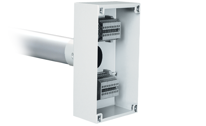 DIN Rail Mount Terminals Silver
