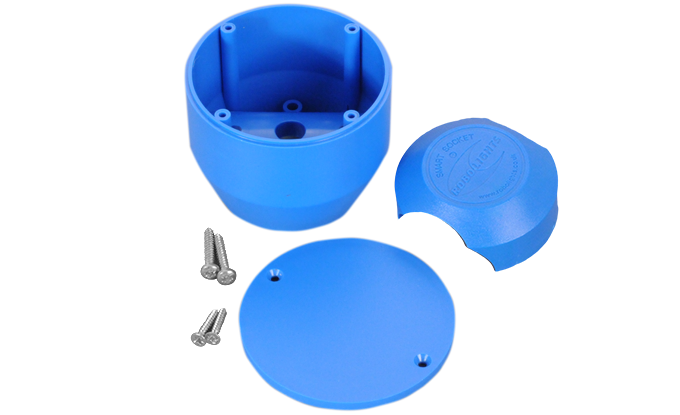 Blank Lid Blue